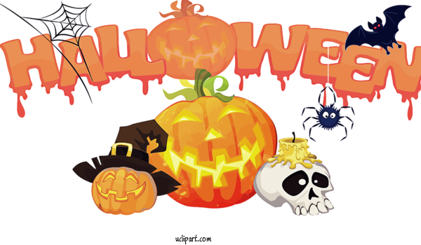 Free Holidays Trick Or Treating Jack O' Lantern Halloween For Halloween Clipart Transparent Background