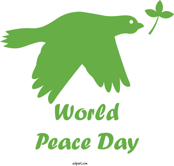 Free Holidays Logo Cartoon Plant Stem For World Peace Day Clipart Transparent Background