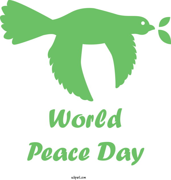 Free Holidays Logo Plant Stem Leaf For World Peace Day Clipart Transparent Background