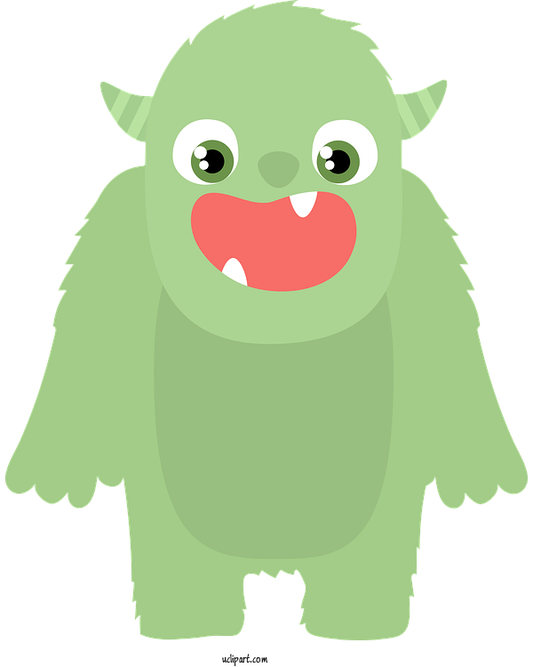 Free Holidays Transparency Monster Cartoon For Halloween Clipart Transparent Background