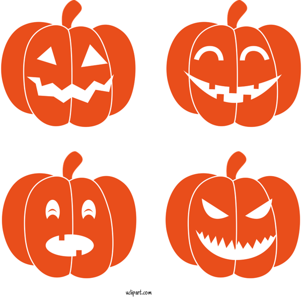 Free Holidays Pumpkin Jack O' Lantern Pumpkin Pie For Halloween Clipart Transparent Background