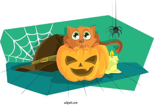 Free Holidays Jack O' Lantern Costume Holiday For Halloween Clipart Transparent Background