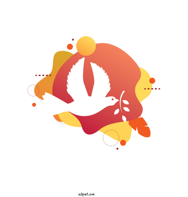 Free Holidays Beak Logo Character For World Peace Day Clipart Transparent Background