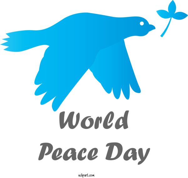 Free Holidays Logo Beak Line For World Peace Day Clipart Transparent Background