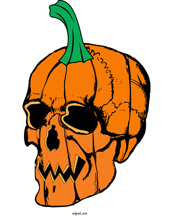 Free Holidays Jack O' Lantern Lantern Pumpkin For Halloween Clipart Transparent Background