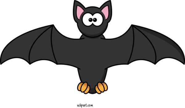 Free Holidays Transparency Cartoon Bat Flight For Halloween Clipart Transparent Background