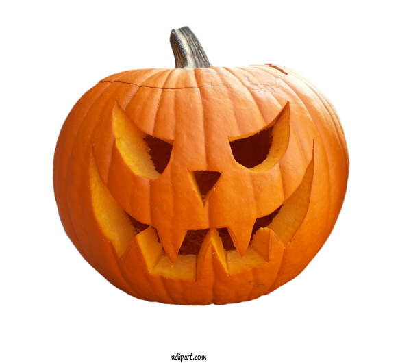 Free Holidays Jack O' Lantern Pumpkin Pumpkin Pie For Halloween Clipart Transparent Background