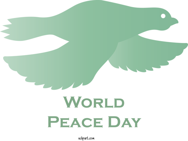 Free Holidays Duck Logo Font For World Peace Day Clipart Transparent Background