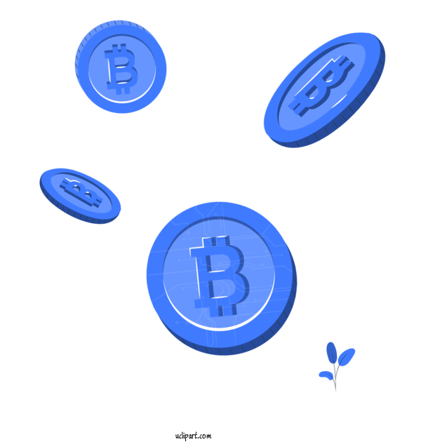 Free Business Bitcoin Virtual Currency Money For Money Clipart Transparent Background