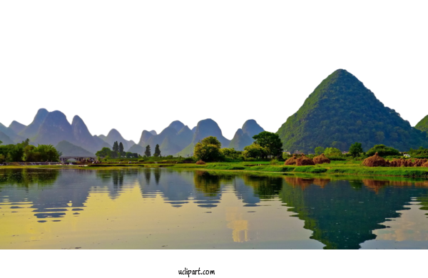 Free Nature Li River Yulong River For Landscape Clipart Transparent Background