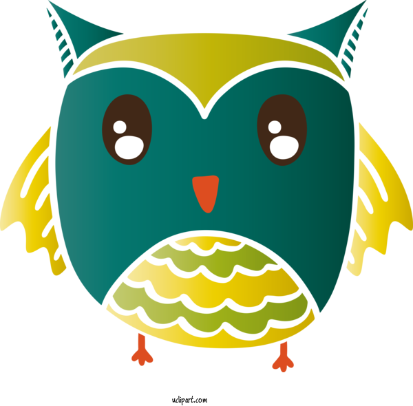 Free Animals Birds Design Cartoon For Owl Clipart Transparent Background