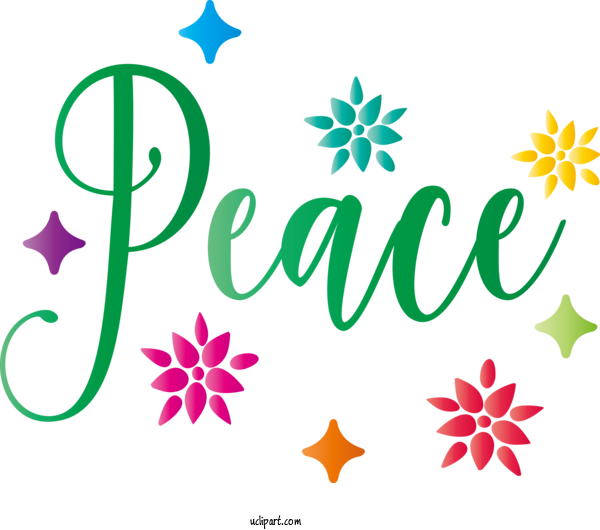 Free Holidays Leaf Floral Design Design For World Peace Day Clipart Transparent Background