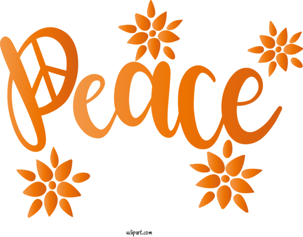 Free Holidays Floral Design Design Leaf For World Peace Day Clipart Transparent Background