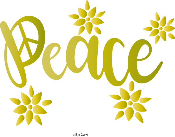 Free Holidays Leaf Plant Stem Floral Design For World Peace Day Clipart Transparent Background