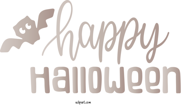 Free Holidays Logo Font Meter For Halloween Clipart Transparent Background