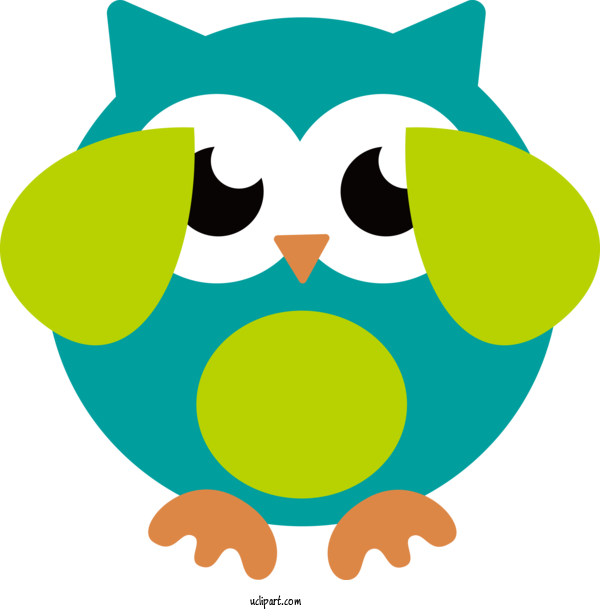 Free Animals Birds Cartoon Beak For Owl Clipart Transparent Background