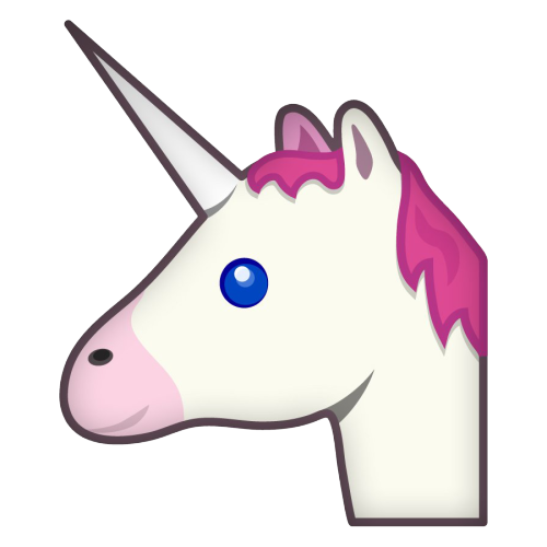 Free Emoji Nose Head Unicorn Clipart Clipart Transparent Background