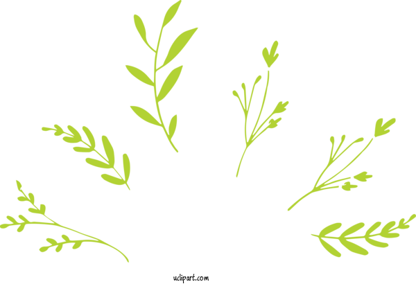 Free Nature Leaf Plant Stem Line Art For Leaf Clipart Transparent Background