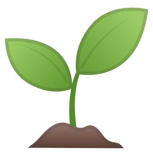 Free Emoji Leaf Plant Tree Clipart Clipart Transparent Background