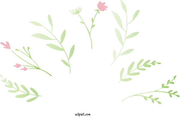 Free Nature Leaf Plant Stem Floral Design For Leaf Clipart Transparent Background