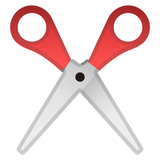 Free Emoji Scissors Line Hardware Clipart Clipart Transparent Background