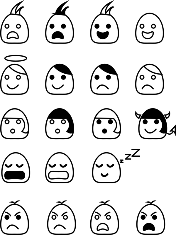 Free Emoji Face Text Emoticon Clipart Clipart Transparent Background