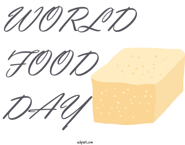 Free Holidays Logo Calligraphy Meter For World Food Day Clipart Transparent Background