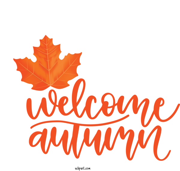 Free Nature Leaf Maple Leaf Logo For Autumn Clipart Transparent Background