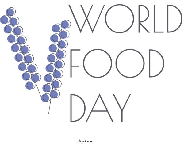 Free Holidays Design Logo Diagram For World Food Day Clipart Transparent Background