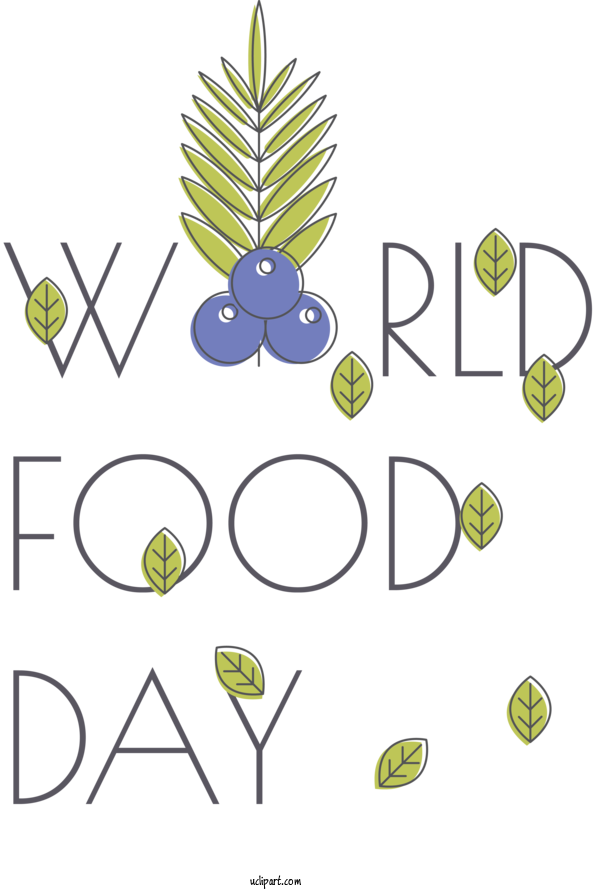 Free Holidays Logo Leaf Meter For World Food Day Clipart Transparent Background