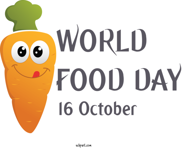 Free Holidays Logo Cartoon Line For World Food Day Clipart Transparent Background