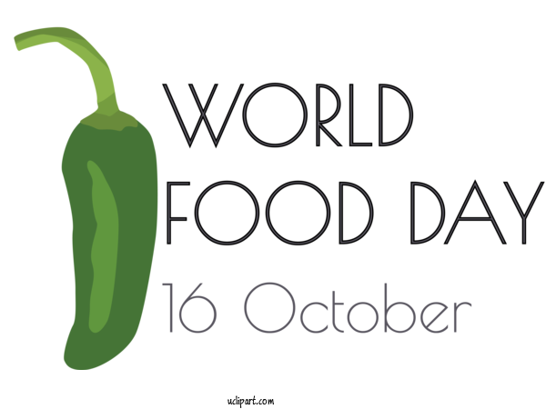 Free Holidays Logo Vegetable Text For World Food Day Clipart Transparent Background