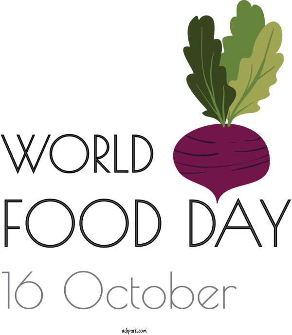 Free Holidays Logo Leaf Tree For World Food Day Clipart Transparent Background