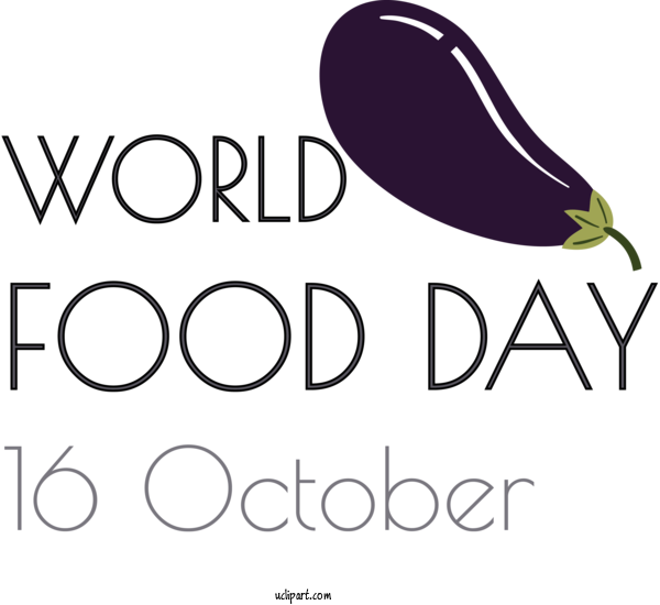 Free Holidays Logo Shoe Purple For World Food Day Clipart Transparent Background