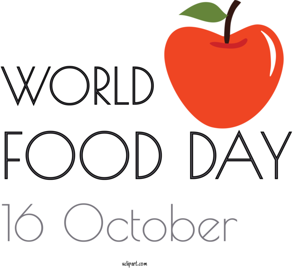 Free Holidays Logo Line Meter For World Food Day Clipart Transparent Background