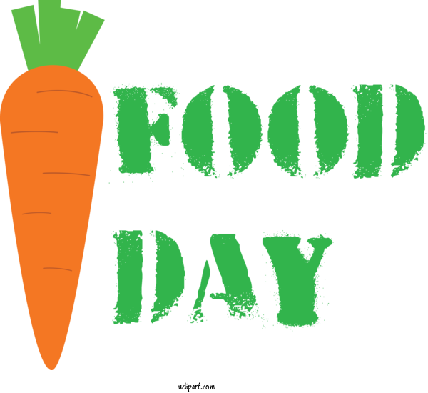 Free Holidays Logo Green Leaf For World Food Day Clipart Transparent Background