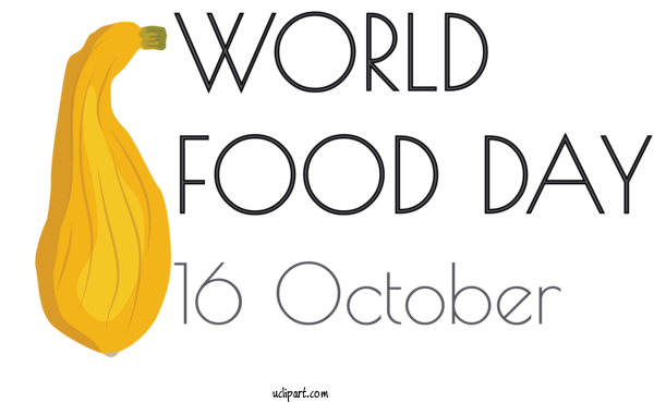 Free Holidays Logo Design Font For World Food Day Clipart Transparent Background