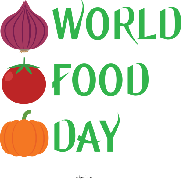 Free Holidays Logo Green Meter For World Food Day Clipart Transparent Background