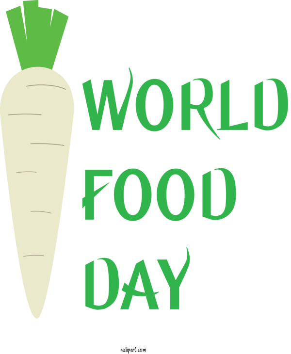 Free Holidays Logo Green Design For World Food Day Clipart Transparent Background