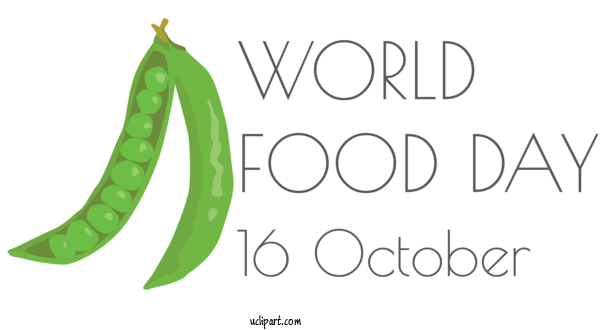Free Holidays Logo Vegetable Font For World Food Day Clipart Transparent Background