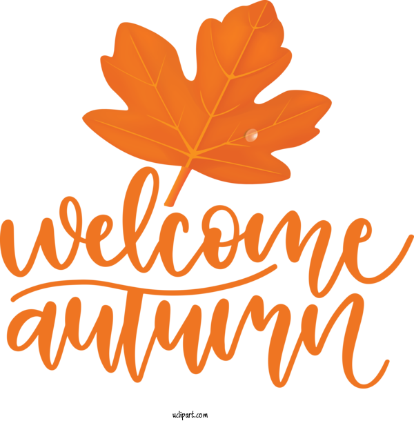 Free Nature Leaf Flower Logo For Autumn Clipart Transparent Background
