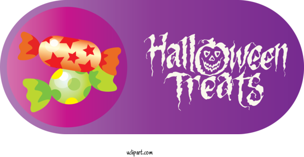 Free Holidays Logo Design Font For Halloween Clipart Transparent Background