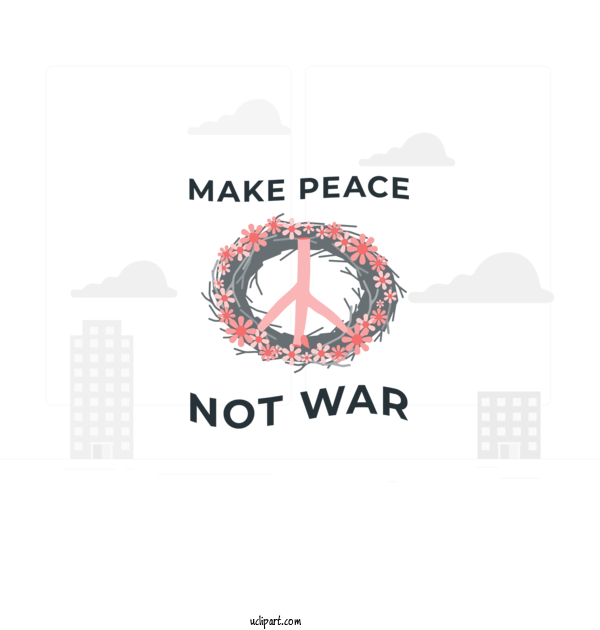 Free Holidays Text Design For World Peace Day Clipart Transparent Background