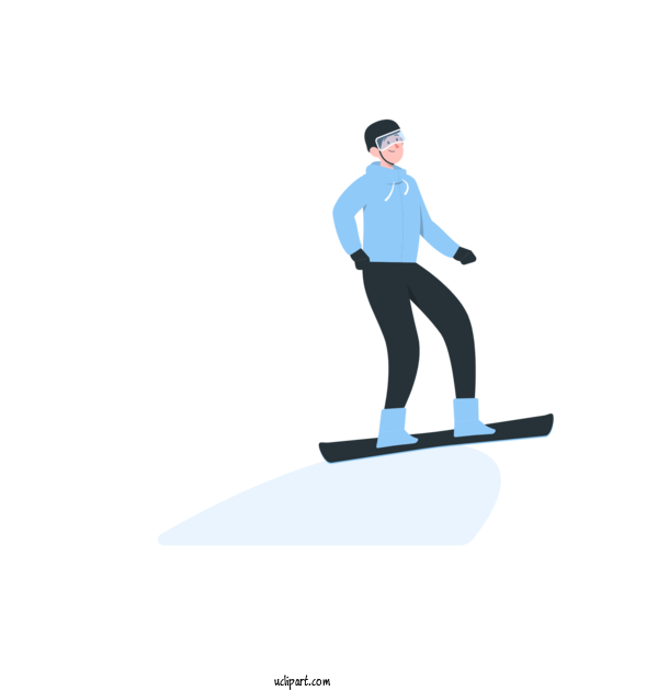 Free Nature Logo Skateboarding Skiing For Winter Clipart Transparent Background