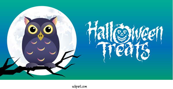 Free Holidays Birds Cartoon Logo For Halloween Clipart Transparent Background