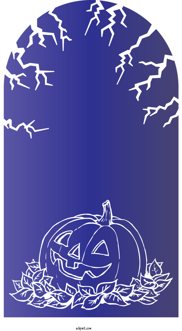 Free Holidays Greeting Card Halloween Card Design For Halloween Clipart Transparent Background