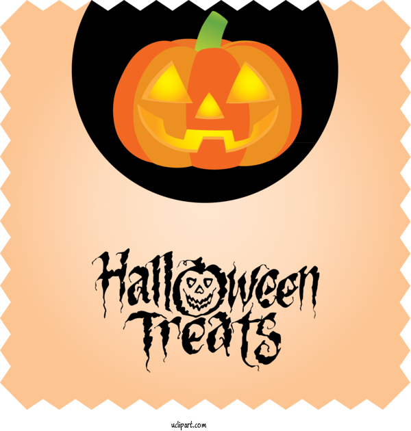 Free Holidays Jack O' Lantern Logo Meter For Halloween Clipart Transparent Background