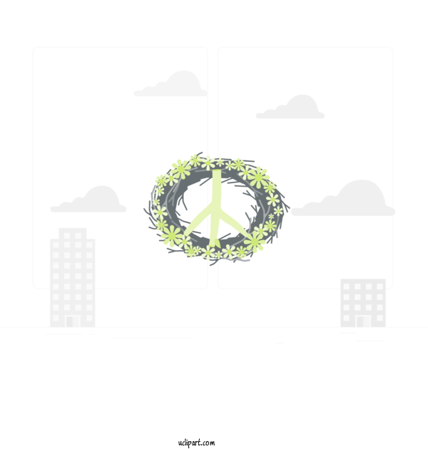 Free Holidays Diagram Meter Font For World Peace Day Clipart Transparent Background