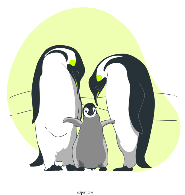 Free People Penguins King Penguin Cartoon For Family Clipart Transparent Background