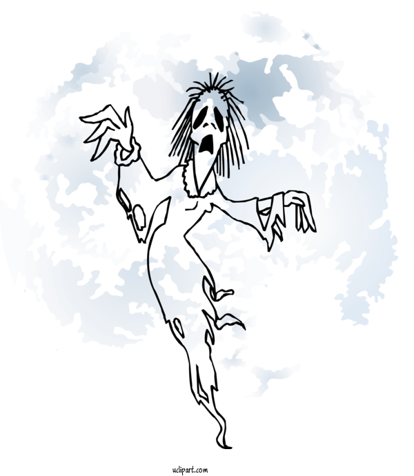 Free Holidays Ghost Drawing Casper For Halloween Clipart Transparent Background